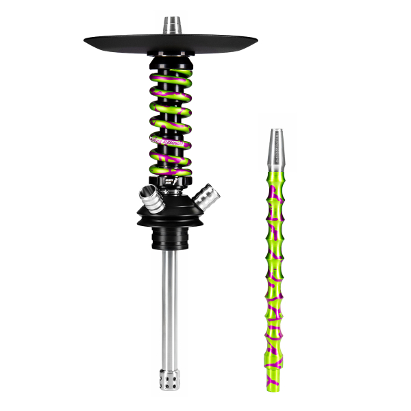 Кальян Mamay Customs Coilover Micro Салатово Пурпурный Сплеш в Нижнем Новгороде