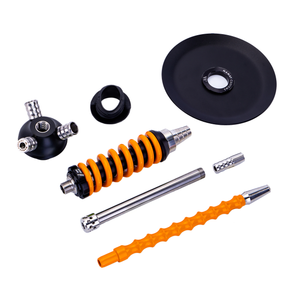 Кальян Mamay Customs Coilover Micro Чёрно Оранжевый в Нижнем Новгороде