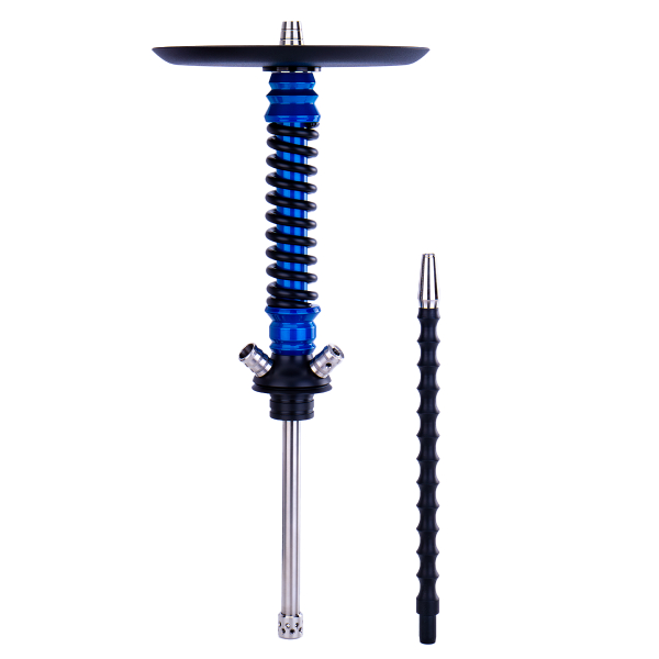 Кальян Mamay Customs Coilovers Mini Голубой Лак Черный в Нижнем Новгороде