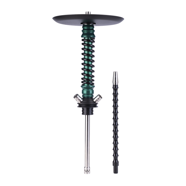 Кальян Mamay Customs Coilovers Mini Зелёный Лак Чёрный   Гр. Кубы в Нижнем Новгороде