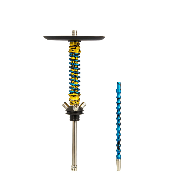 Кальян Mamay Customs Coilovers Mini Золотой Сплеш Голубой Сплеш в Нижнем Новгороде