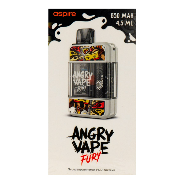 POD-система Brusko Angry Vape Fury 650 Mah Белый в Нижнем Новгороде