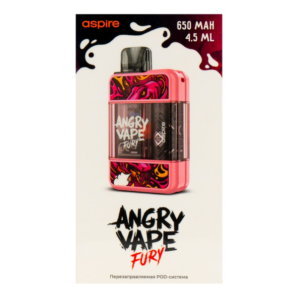POD-система Brusko Angry Vape Fury 650 Mah Розовый в Нижнем Новгороде