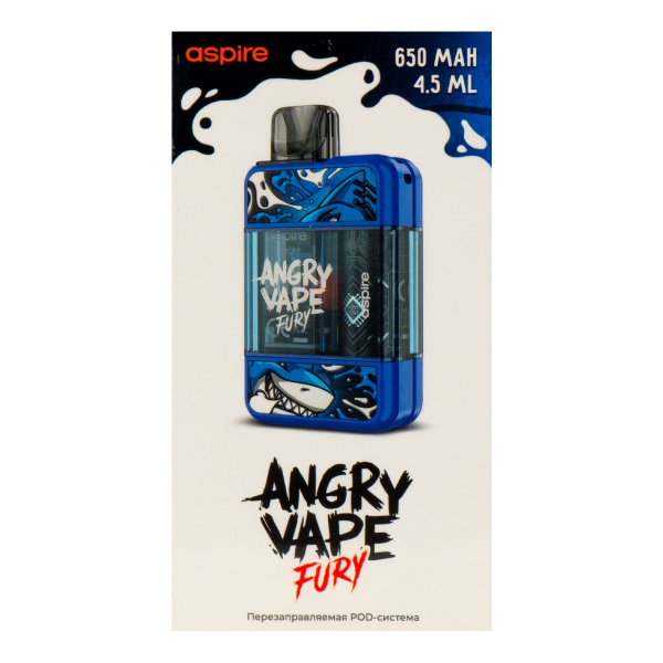 POD-система Brusko Angry Vape Fury 650 Mah Синий в Нижнем Новгороде
