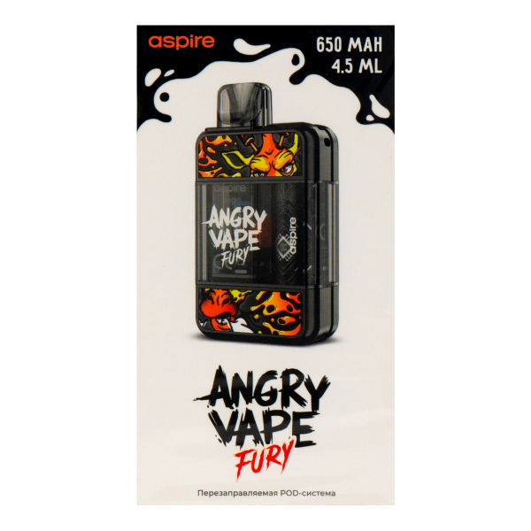 POD-система Brusko Angry Vape Fury 650 Mah Черный в Нижнем Новгороде