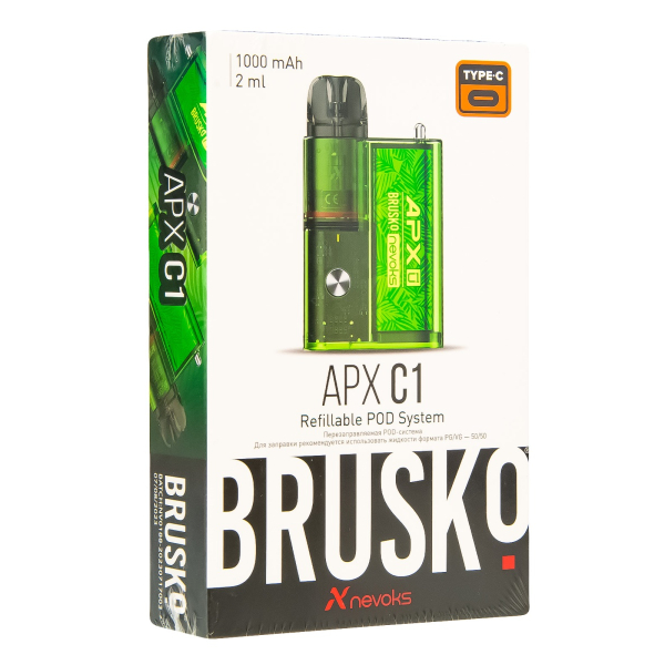 POD-система Brusko Apx C1 Зелёный Папоротник в Нижнем Новгороде