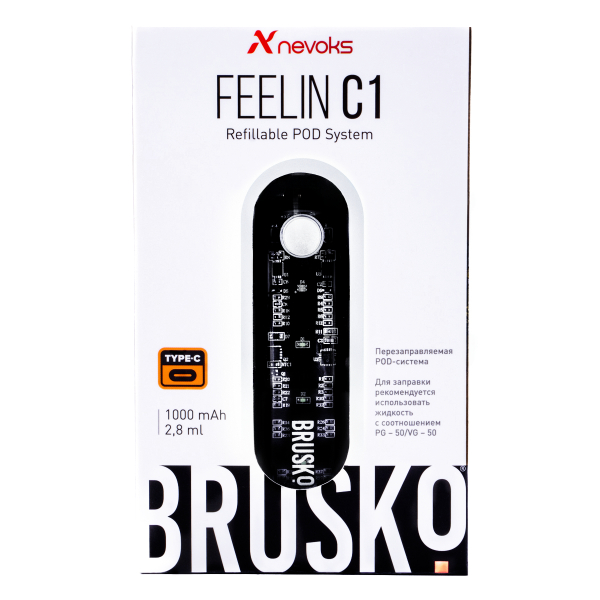 POD-система Brusko Feelin C1 Белый в Нижнем Новгороде