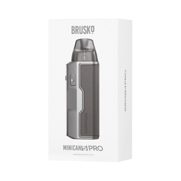 POD-система Brusko Minican 5 Pro Серый Металлик в Нижнем Новгороде