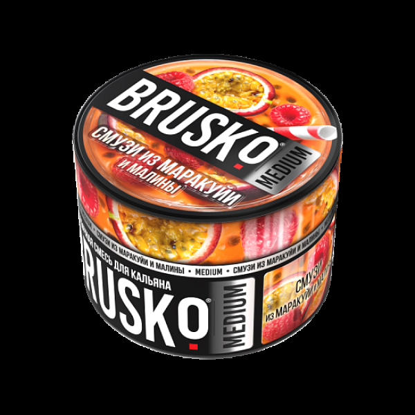 Бестабачная смесь Brusko Смузи Из Маракуйи И Малины Medium 50 грамм в Нижнем Новгороде