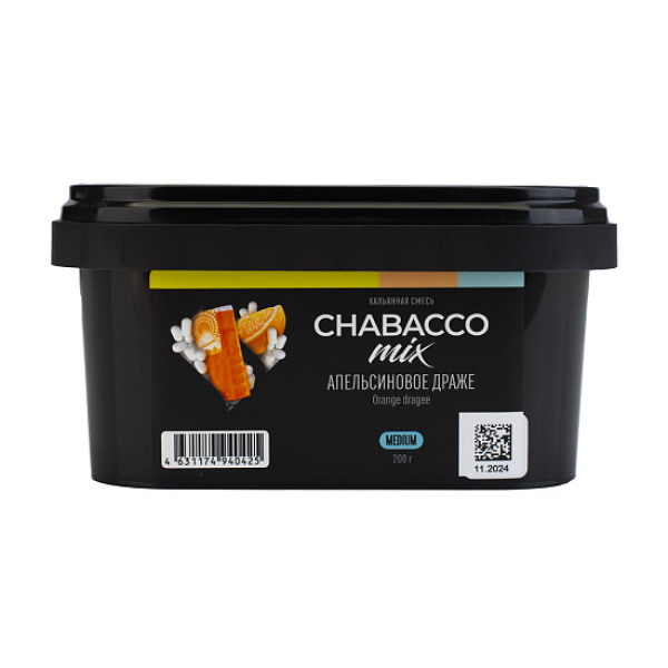 Бестабачная смесь Chabacco Mix Orange Dragee Апельсиновое Драже  Medium 200 грамм в Нижнем Новгороде