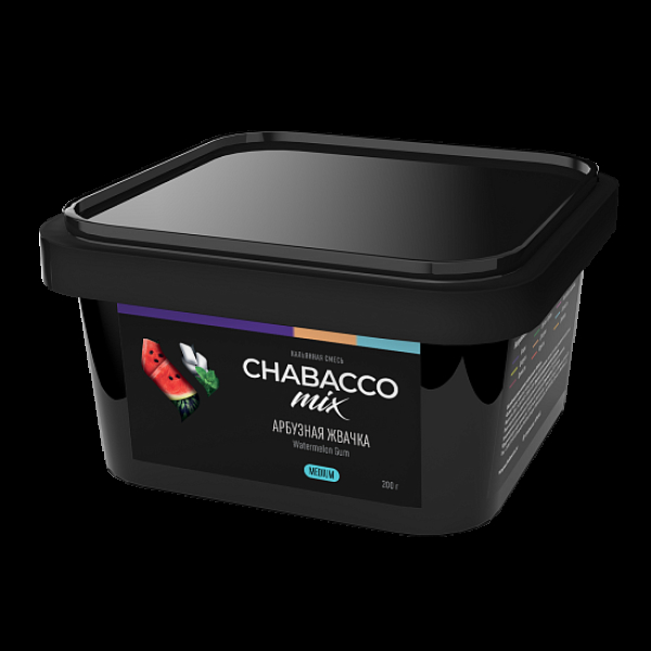 Бестабачная смесь Chabacco Mix Watermelon Gum Арбузная Жвачка  Medium 200 грамм в Нижнем Новгороде