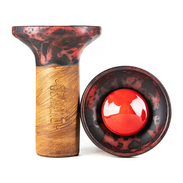 Чаша Облако Flow Red On Black Red Marble в Нижнем Новгороде