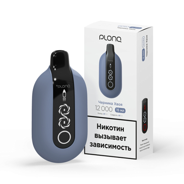 Электронка Plonq Ultra Черника Хвоя 12000 затяжек в Нижнем Новгороде