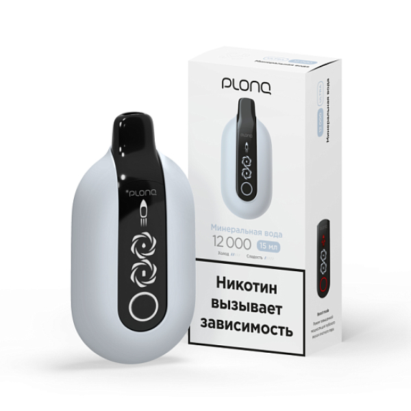 Электронка Plonq Ultra Минеральная Вода  12000 затяжек в Нижнем Новгороде