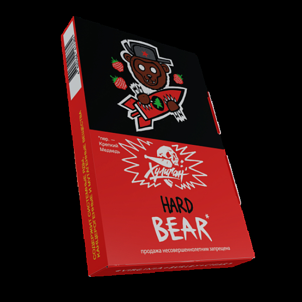 Табак Хулиган Hard Bear Клубника С Елкой 25 грамм в Нижнем Новгороде