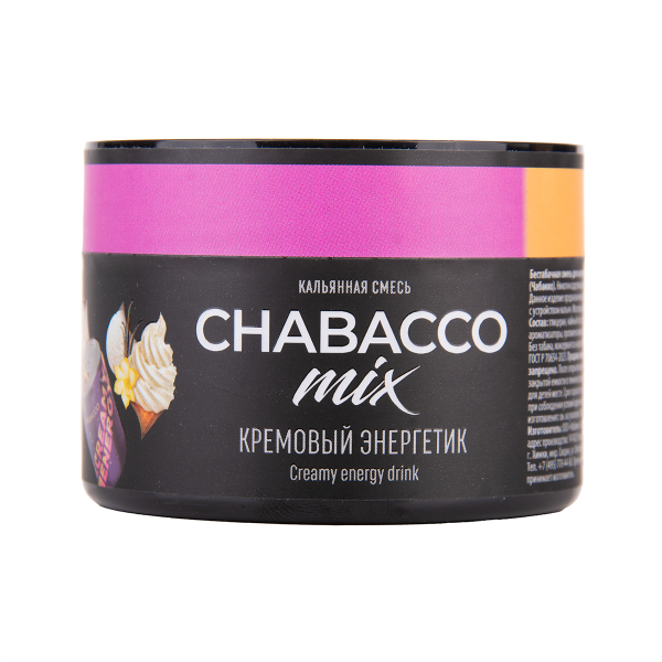 Бестабачная смесь Chabacco Mix Medium Creamy Energy Drink 40 грамм в Нижнем Новгороде