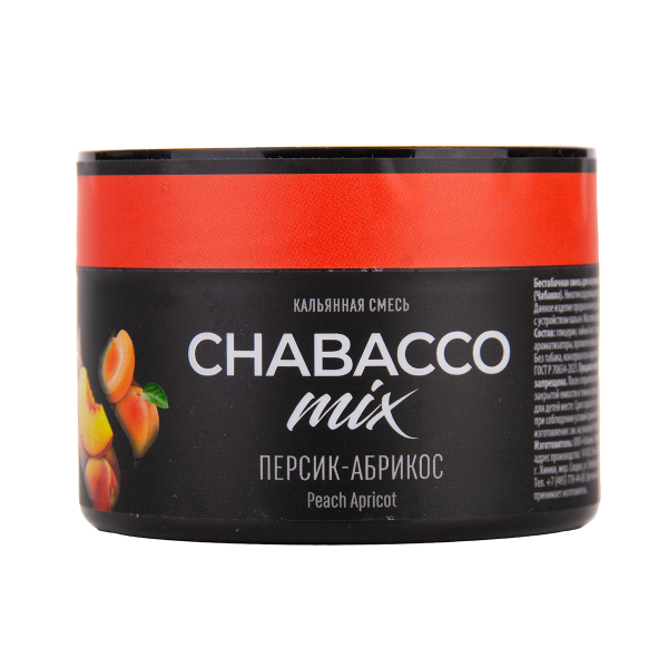 Бестабачная смесь Chabacco Mix Medium Peach Apricot 40 грамм в Нижнем Новгороде