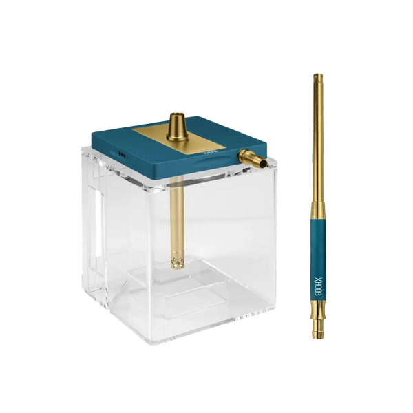 Кальян Hoob Atom Marine Blue X Gold | Hoob Cube в Нижнем Новгороде