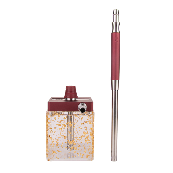 Кальян Hoob Subatom Wine Red X Ss | Cube Mini Gold в Нижнем Новгороде