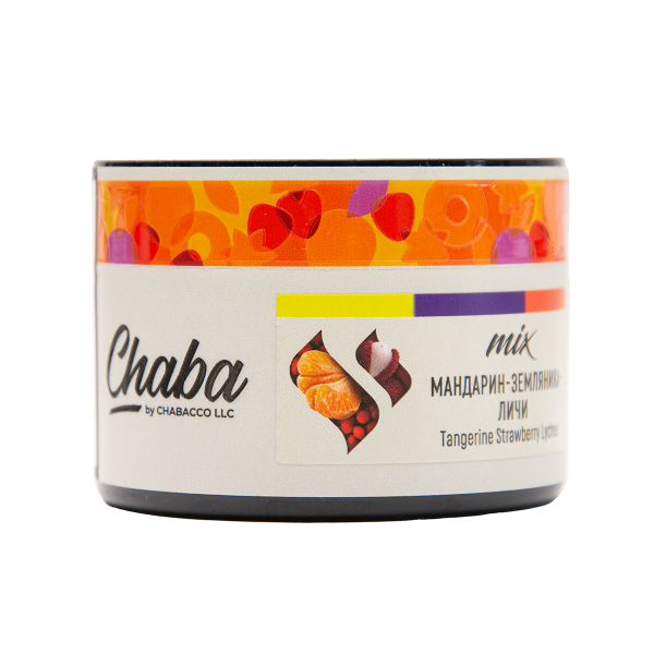 Безникотиновая смесь Chaba Mix Tangerine Strawberry Lychee Nicotine Free 40 грамм в Нижнем Новгороде
