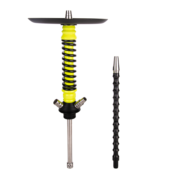 Кальян Mamay Customs Coilover Mini  Жёлтый Флюр Чёрный в Нижнем Новгороде