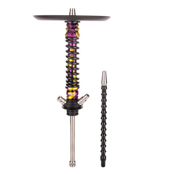 Кальян Mamay Customs Coilover Mini   Пурпурный/золотой Камуфляж Чёрный в Нижнем Новгороде