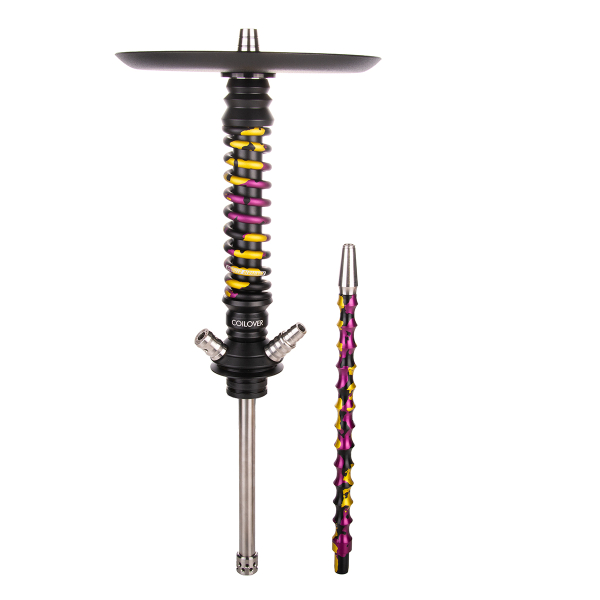 Кальян Mamay Customs Coilover Mini   Чёрный Пурпурный/золотой Камуфляж в Нижнем Новгороде