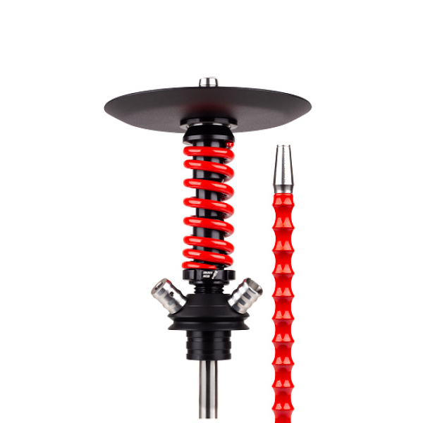 Кальян Mamay Customs Coilovers Micro Anod Черный Красный Глянец в Нижнем Новгороде