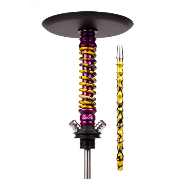 Кальян Mamay Customs Coilovers Mini Special Anod Purple Splash Gold Splash в Нижнем Новгороде