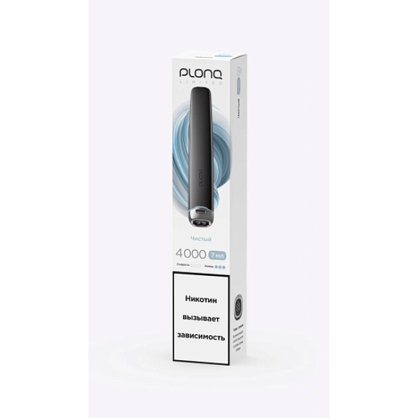 Электронка Plonq Plus Pro Black Чистый 4000 затяжек в Нижнем Новгороде
