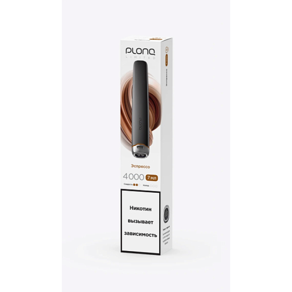 Электронка Plonq Plus Pro Black Эспрессо 4000 затяжек в Нижнем Новгороде