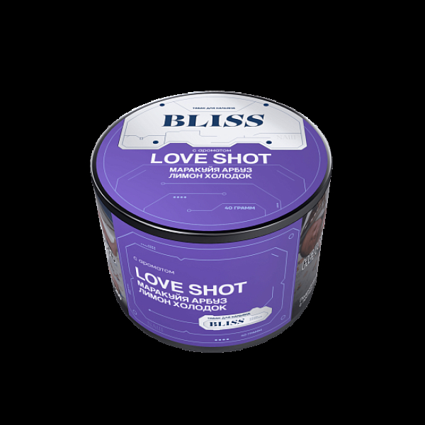 Табак Bliss Love Shot Маракуйя Арбуз Лимон Холодок 40 грамм в Нижнем Новгороде